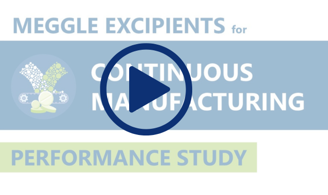 MEGGLE Excipients - Continuous Manufacturing